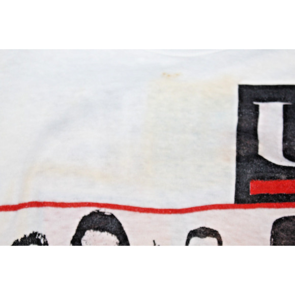 Vintage 80’s U2 The Unforgettable Fire Tour 1985 Double Concert T Shirt Small - Picture 4 of 12
